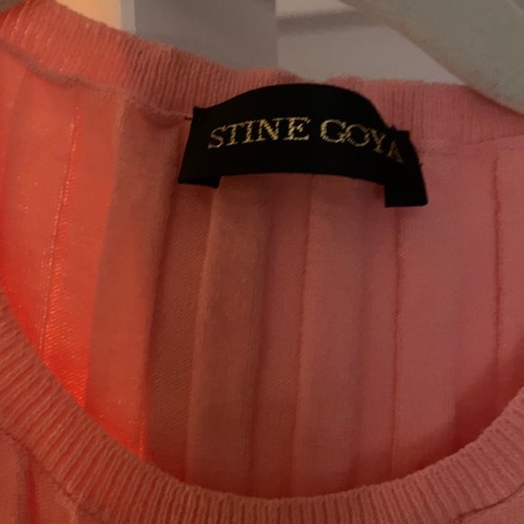 Stine Goya Jeanne Metallic Striped Midi Dress - Picture 8 of 11